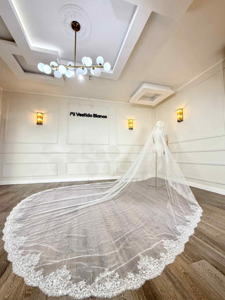 Mi Vestido Blanco - Velo Esmeralda