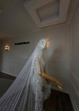 Mi Vestido Blanco - Velo Iris