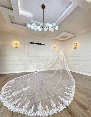 Mi Vestido Blanco - Velo Lavanda