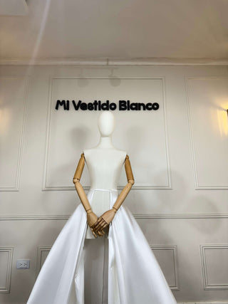 Mi Vestido Blanco - Cola Satin