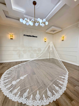 Mi Vestido Blanco - Velo Lavanda