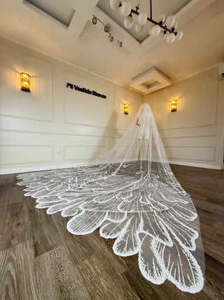 Mi Vestido Blanco - Velo Olas