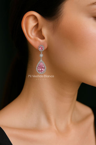 Mi Vestido Blanco - Aretes Magnolia