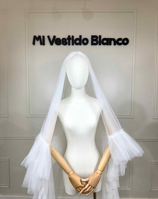 Mi Vestido Blanco - Velo Greta
