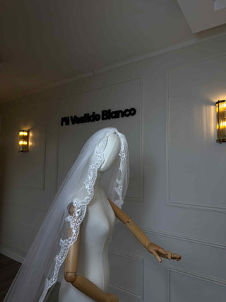 Mi Vestido Blanco - Velo Lavanda