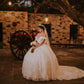 Vestidos de novia modernos corte princesa