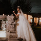 Vestidos de novia modernos corte princesa