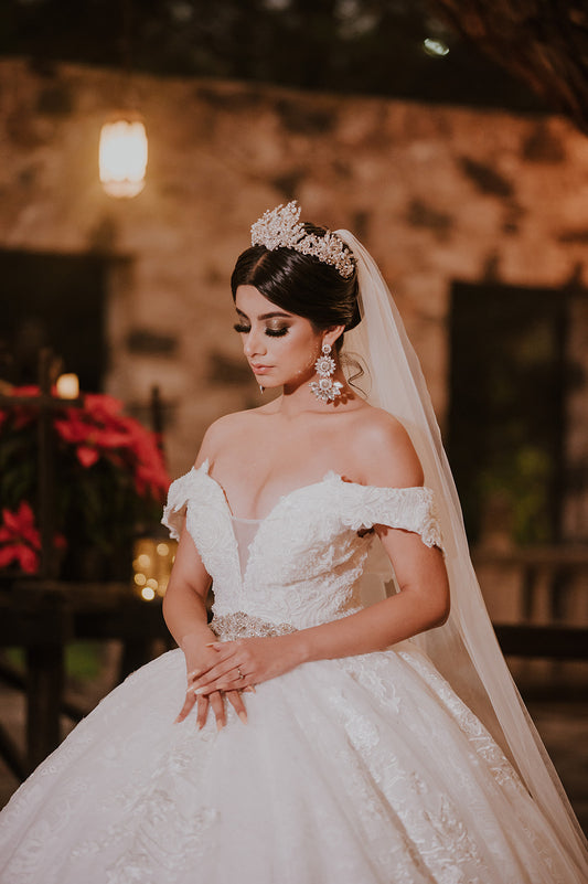 Vestidos de novia modernos corte princesa