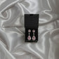 Aretes rosa para quinceañera