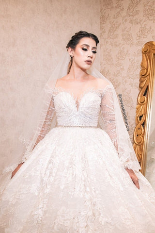 Mi Vestido Blanco - Vestidos de Novia con cola larga