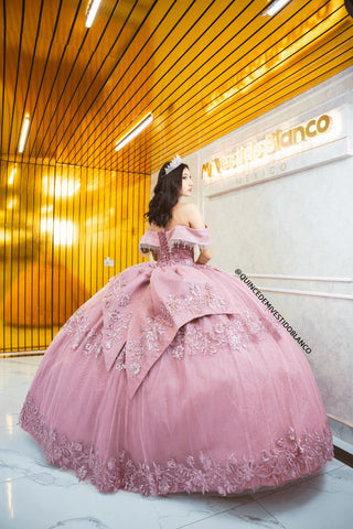 Mi Vestido Blanco - Vestido de XV Rosa Pastel