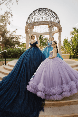 Mi Vestido Blanco - Vestido de XV Azul Marino