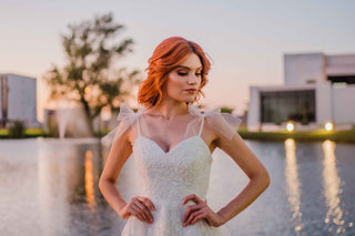 Mi Vestido Blanco - Vestidos de Boda Civil con Escote Corazón