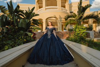 Mi Vestido Blanco - Vestido de XV Azul Marino