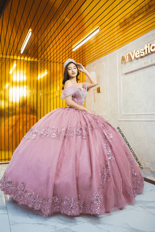 Mi Vestido Blanco - Vestido de XV Rosa Pastel