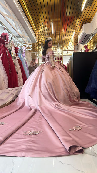 Mi Vestido Blanco - Vestido de XV Rosa Pastel