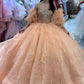 Vestidos para xv color durazno